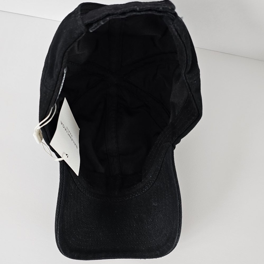 Black and Orange graphic fitted baseball Cap - Picture 8 of 11